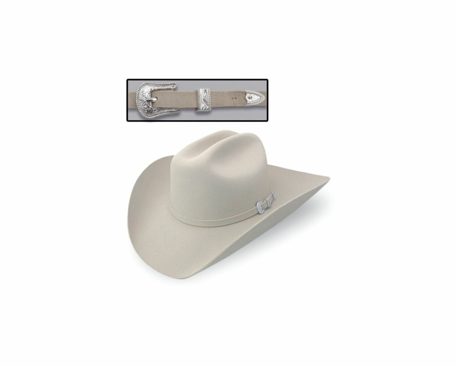 Hats * | Quality Guarantee Resistol Tucker 75 (3X) Wool Cowboy Hat Bone