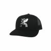 Hats * | Cheaper Hooey Texican ( /White) Trucker Cap Black