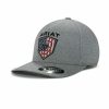 Hats * | Less Expensive Ariat Snapback Flexfit Usa Flag Adjustable Ball Cap Grey