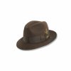 Hats * | Fire Sale Stacy Adams Greenwich Wool Fedora Hat