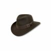 Hats * | Sells Cheap Indiana Jones Hats Crushable Indiana Jones Soft Wool Felt Fedora Hat Brown