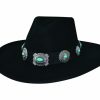 Hats * | Excellent Quality Bullhide Iroquois -Premium Wool Cowgirl Hat Black