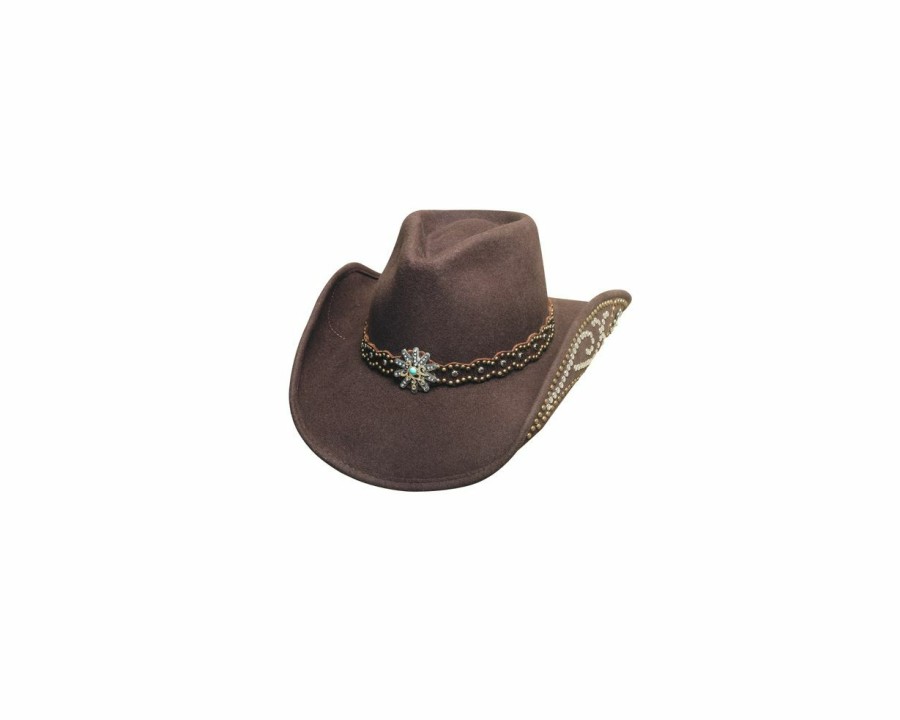 Hats * | Excellent Bullhide Your Everything Wool Cowgirl Hat Chocolate