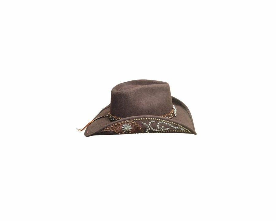 Hats * | Excellent Bullhide Your Everything Wool Cowgirl Hat Chocolate