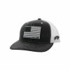 Hats * | Sale Hooey "Liberty Roper" Trucker Cap Charcoal/White