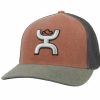 Hats * | Excellent Quality Hooey Coach ( Rust/Grey) -Fitted Ball Cap