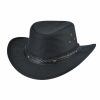 Hats * | Absolute Quality Bullhide Pinnacle Cloth Outdoorsman Hat Black