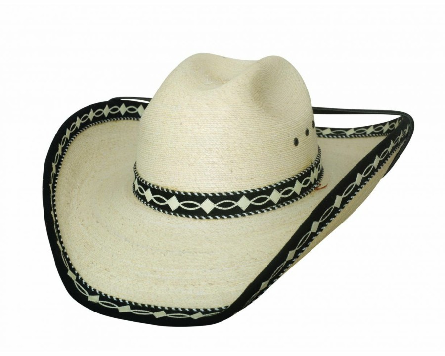 Hats * | Unique Style Bullhide Custom Made Straw Cowboy Hat Natural