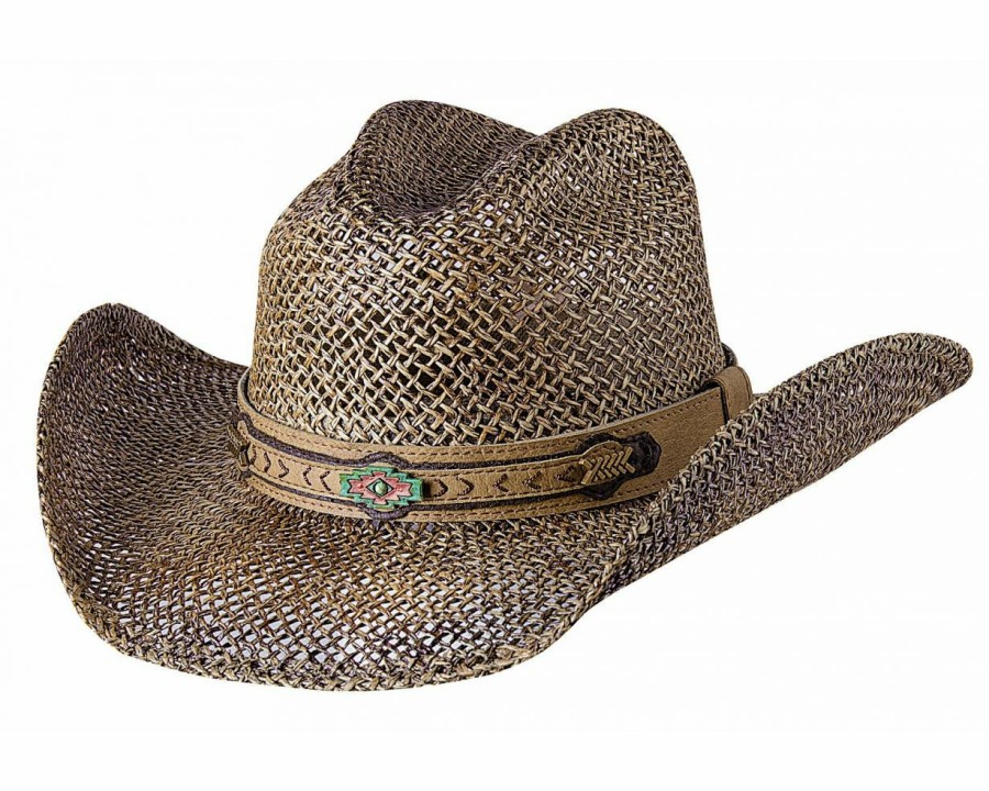 Hats * | Affordable Price Bullhide Cut Above Straw Cowboy Hat Bronze