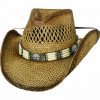 Hats * | Wholesale Bullhide From Dusk Till Dawn Shapeable Straw Cowboy Hat Natural