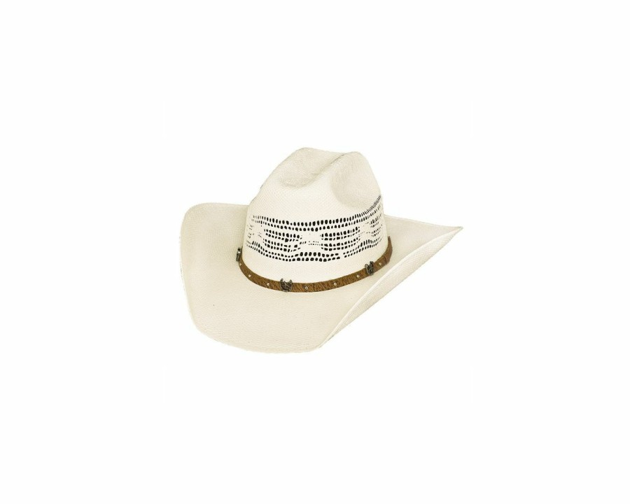 Hats * | Promotions Bullhide Lil Hazer Childrens Straw Cowboy Hat Natural