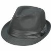 Hats * | Excellent Quality Deadwood Trading Empire Cloth Fedora Hat Black