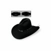 Hats * | Fire Sale Resistol Cisco (3X) Wool Cowboy Hat Black