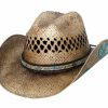 Hats * | Sells Cheap Bullhide Have A Little Faith Straw Cowgirl Hat Pecan