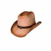 Hats * | Superior Style Bullhide Rising Star Shapeable Childrens Straw Cowboy Hat Natural