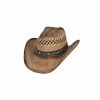 Hats * | Affordable Price Bullhide Spotlight Straw Cowboy Hat Natural