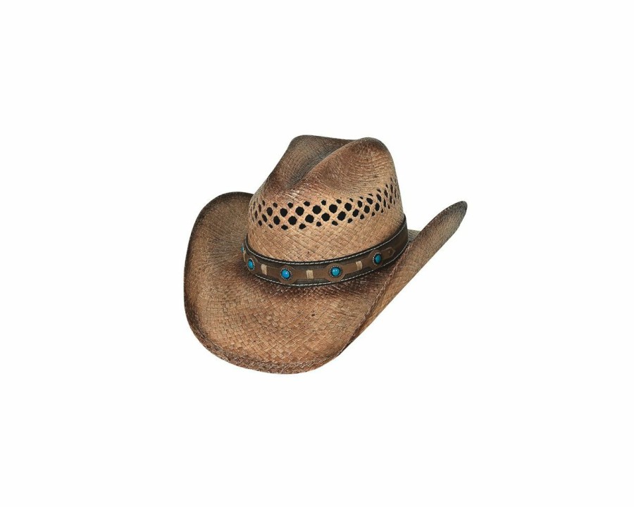 Hats * | Affordable Price Bullhide Spotlight Straw Cowboy Hat Natural