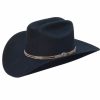 Hats * | Fire Sale Silverado Holt Wool Cowboy Hat Black