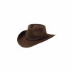 Hats * | Tendy Style Outback Dusty Rider Outdoorsman Hat Brown