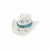 Hats * | Superior Style Bullhide Keepin It Real Womens Straw Cowgirl Hat White