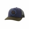 Hats * | Sells Cheap Hooey "Strap" Trucker Cap Navy/Olive