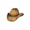 Hats * | Fire Sale Bullhide Star Central Shapeable Straw Cowboy Hat