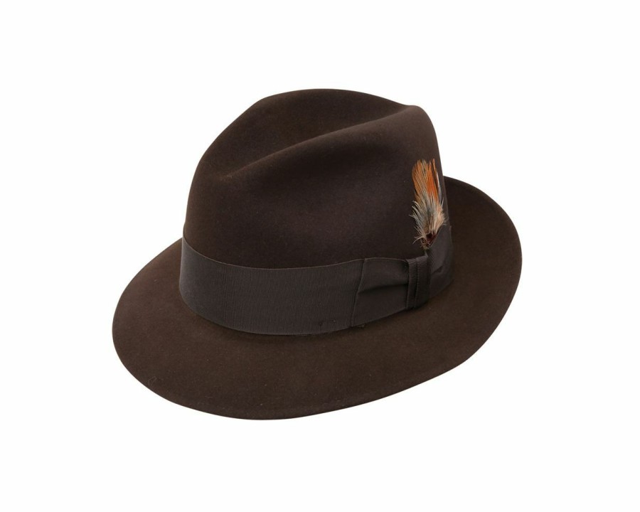 Hats * | Exceptional Design Stetson Saxon -Fur Fedora Hat Cordova