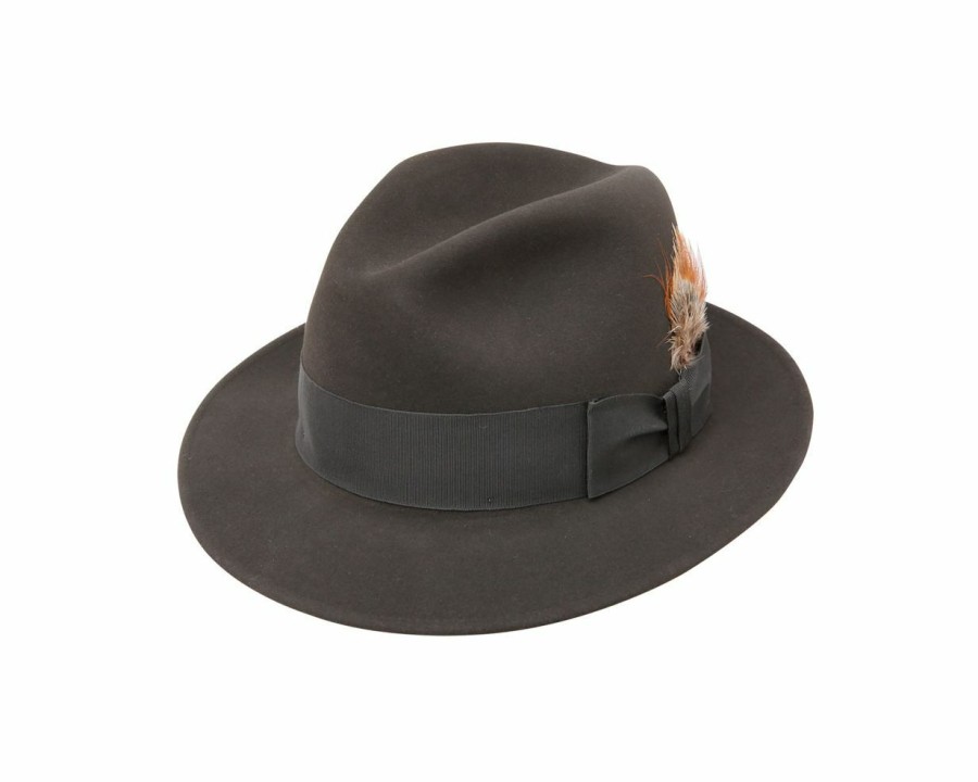 Hats * | Exceptional Design Stetson Saxon -Fur Fedora Hat Cordova