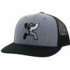 Hats * | Shoping Model Hooey Texican ( ) Trucker Cap Grey/Black