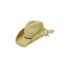 Hats * | Quality Guarantee Stetson Laurel Shapeable Straw Cowboy Hat Natural