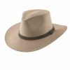 Hats * | Top Selling Scala Munford Straw Fedora Hat Natural