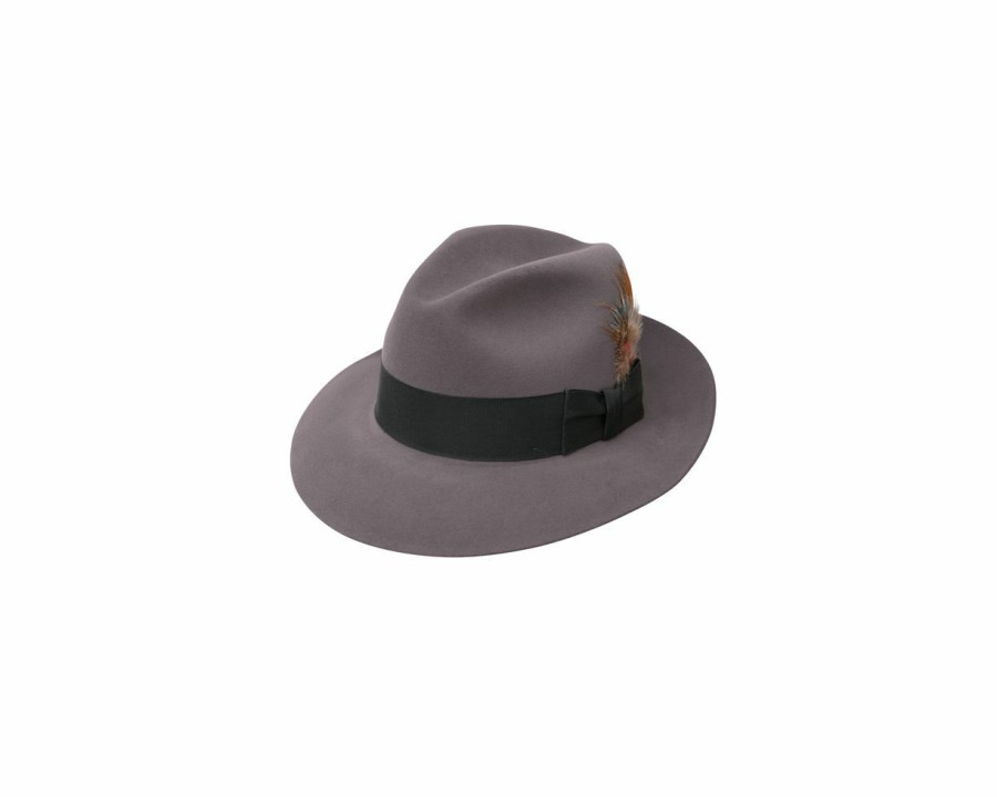 Hats * | Absolute Quality Stetson Temple Fur Fedora Hat Sage