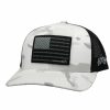 Hats * | Wholesale Hooey "Liberty Roper" (White Camo/Black)- Trucker Cap White/Camo