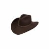 Hats * | Sells Cheap Resistol Briscoe (3X) Wool Felt Cowboy Hat Black