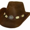 Hats * | Less Expensive Bullhide Apalachee- Leather Cowboy Hat Bronze