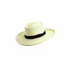 Hats * | Exceptional Design Scala Lafayette Panama Straw Gambler Hat Natural