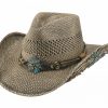 Hats * | Fire Sale Bullhide Spirit Of The West Straw Cowgirl Hat Brown