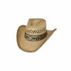 Hats * | Unique Style Bullhide So Far Away Shapeable Straw Cowgirl Hat Natural