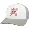 Hats * | Wholesale Hooey Coach ( /Grey ) Fitted Ball Cap White