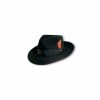 Hats * | Promotions Scala Zoot Wool Fedora Hat Black