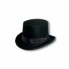 Hats * | Shoping Model Scala Carter Wool Top Hat Black