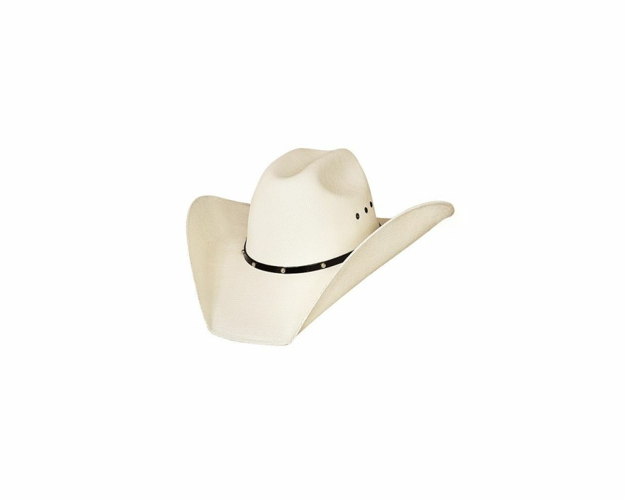 Hats * | Shoping Model Bullhide Justin Moore Double Barrel Ace (50X) Straw Cowboy Hat Natural