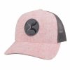 Hats * | Outlet Hooey Blush ( /Grey ) Trucker Cap Pink