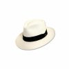 Hats * | Excellent Scala Bernards Straw Fedora Hat Bleach