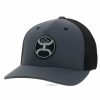 Hats * | Superior Style Hooey "Primo" ( /Black) Trucker Cap Charcoal