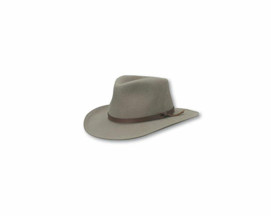 Hats * | Absolute Quality Scala Piscataway Soft Wool Felt Outdoorsman Hat