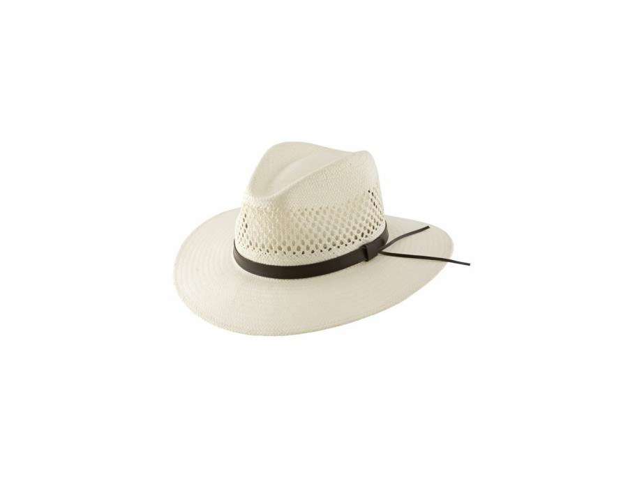 Hats * | Promotions Stetson Digger Shantung Outdoorsman Hat Natural