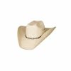 Hats * | Fire Sale Bullhide Justin Moore Backwoods (50X) Straw Cowboy Hat Natural