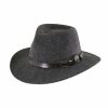 Hats * | Excellent Outback Collingsworth Soft Wool Outdoorsman Hat Grey