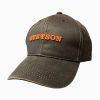 Hats * | Unique Style Stetson Oilskin ( ) Adjustable Ball Cap Brown